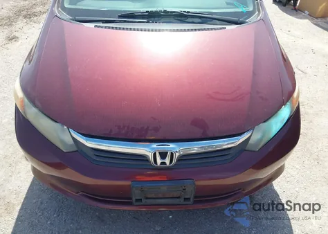 2012 Honda Civic Lx z USA, uszkodzony, nr VIN 2HGFB2F52CH544973